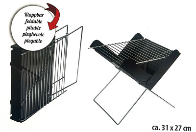BBQ Faltgrill Holzkohlegrill Tragbar Campinggrill Klappgrill Koffergrill Grill