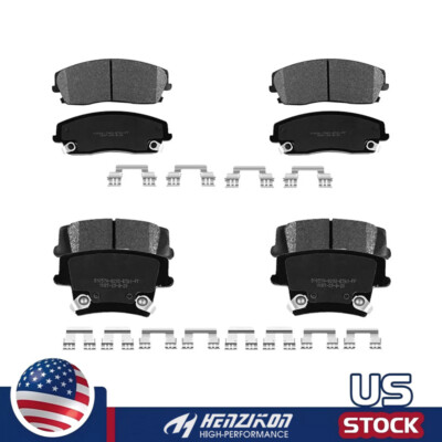 Front and Rear Brake Pads For Chrysler 300 Challenger Charger Magnum RWD