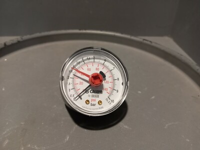 Caleffi Pressure Gauge, 0-140PSI, 412237752, R29435