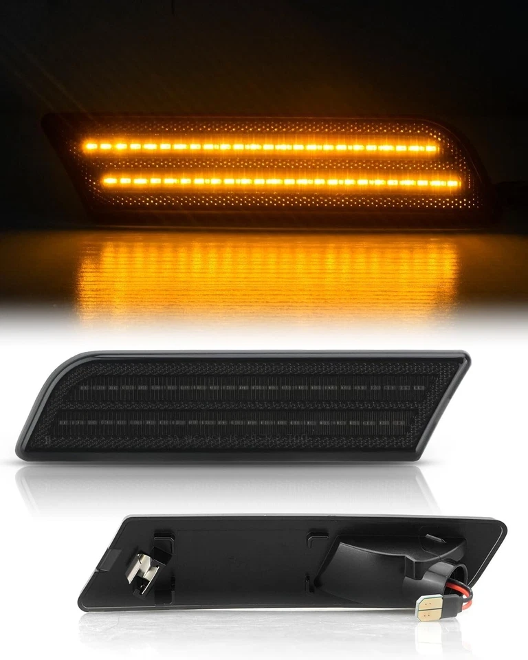 4X Front & Rear LED Side Marker Lights For 2010 2011-2013 Ford Transit Connect Foto 3 de 4