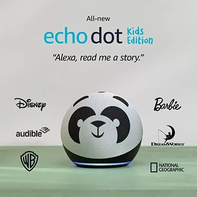 Amazon Echo Dot Kids Edition (4th Gen.) Smart Speaker - Panda New - Image 2 of 4