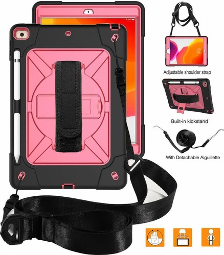 Porte-crayon support rotatif sangle à main ceinture pour iPad 10.2 7ème génération étui - Photo 26/31