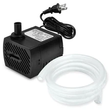 80GPH 4W Mini Submersible Water Pump for Ponds Aquariums Fish Tanks Hydroponics