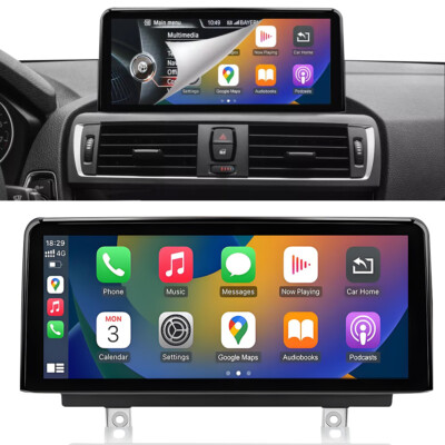 10'' IPS Autoradio CarPlay Linux GPS SWC USB Navi für BMW F30 F31 F34 F32 F36 NBT