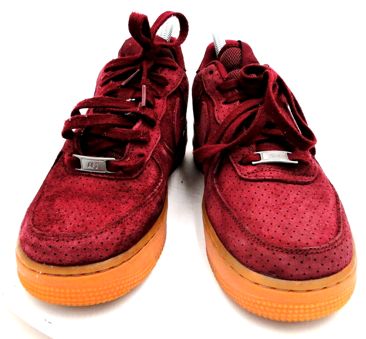 Nike Air Force Burgundy Suede Deep Garnet 749263 600 Women's Size