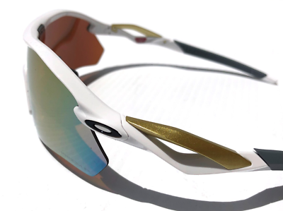 NEW Oakley RADAR PLATE Shiny White PRIZM POLARIZED 24k Gold