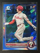 2022 Bowman Sapphire Edition - Chrome Prospects Logan Cerny #BCP-120 (RC)