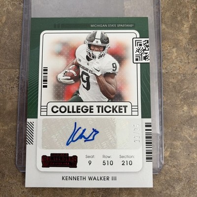 2022 Chronicles Contenders Draft Picks Kenneth Walker III  Auto /25 