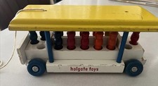 Carro trolley de madera Holgate vintage con clavija gente