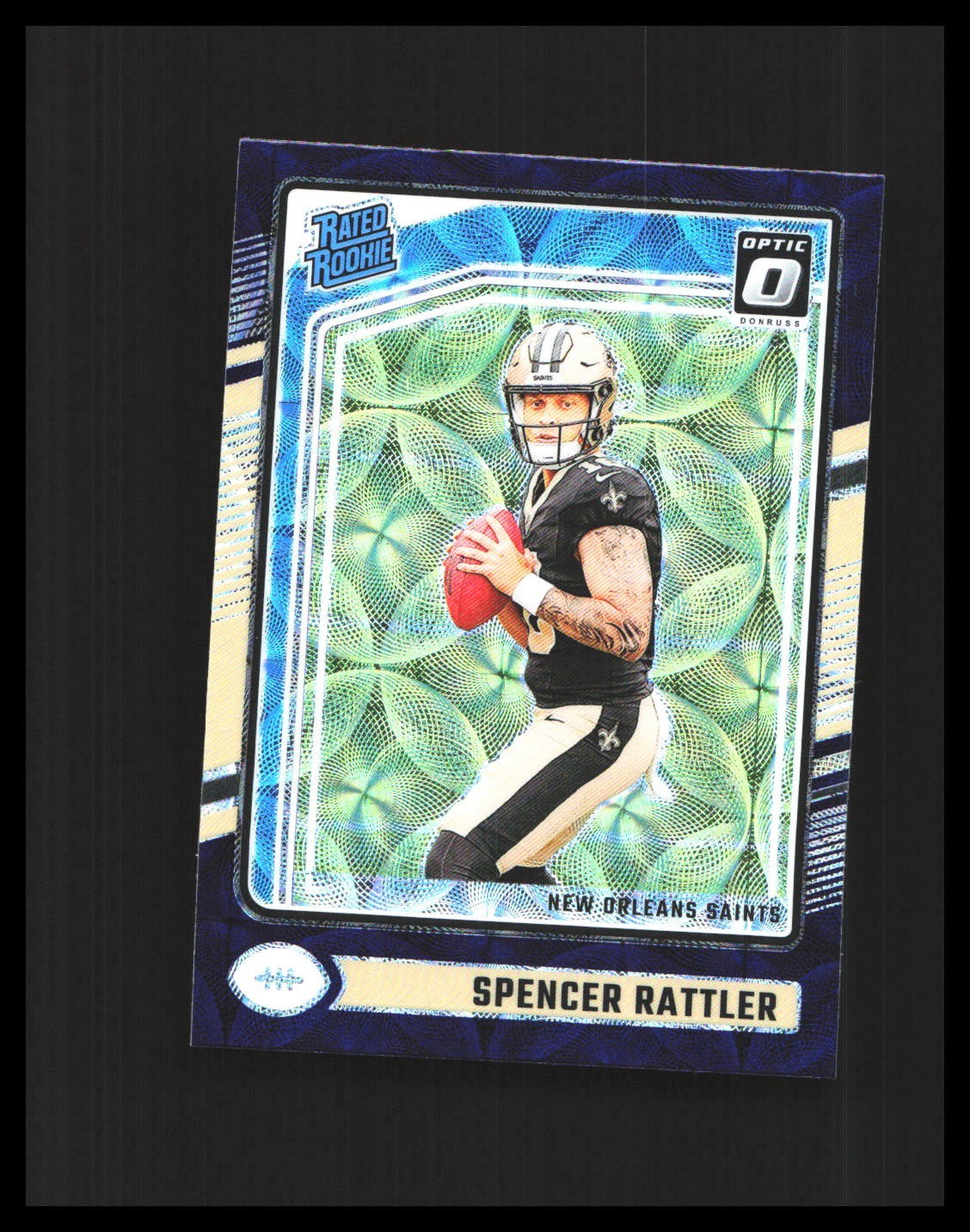 2024 Spencer Rattler-Donruss Optic Rated Rookie #289 Purple Scope - S1B2R3L55C3