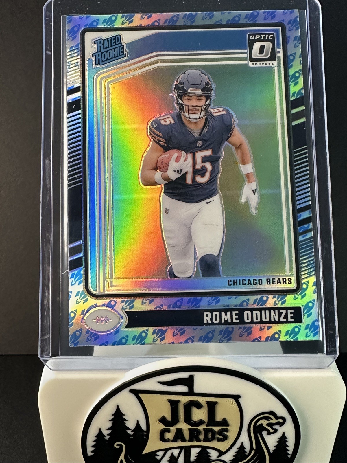 2024 Panini Donruss Optic - Rated Rookie Rome Odunze #286 (RC) Rocket Emoji's