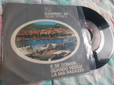 GENE PITNEY UND WENN MORGEN, WENN DU MEINE GIRL SIEHST ITALY 45 7'' EX++ NEUWERTIG