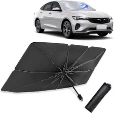 2025 Upgraded Car Windshield Sun Shade Umbrella, Foldable Car Umbrella Sunshade