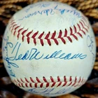 1958 AL All Stars Team Signed Baseball JSA COA