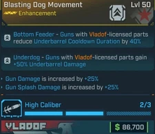 Borderlands 4 Legendary Enhancement Blasting Dog Movement Vladof PS5/Xbox/ PC