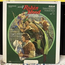 RCA CED VIDEODISC - THE ADVENTURES OF ROBIN HOOD with Errol Flynn