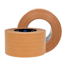 768 Rolls 2.83 Inch x 180' Kraft Reinforced Waterless Adhesive Gummed Tape
