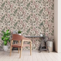 Fine Decor FD43883 Country Vlies Tapete Pink Floral Wildblumen BläTter