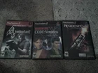 Resident Evil: The Essentials (Sony PlayStation 2, 2007) 3 Game Set Complete