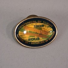 Vtg Centennial Of Flight Dayton, Ohio Birthplace Of Aviation 1903-2003 Lapel Pin