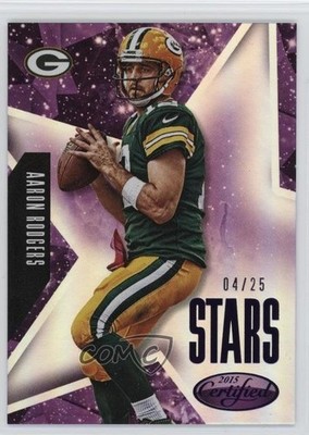 2015 Certified Stars Mirror Purple 4/25 Aaron Rodgers #S17 1h1