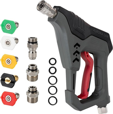 #ad Pressure Washer Short Gun Commercial 5000 PSI 12 GPM 5 Spray Nozzle Tips 3 8quot; $34.99