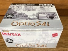2004 Pentax Optio S4i Camera Silver Digital Camera W/ case Accessories Works