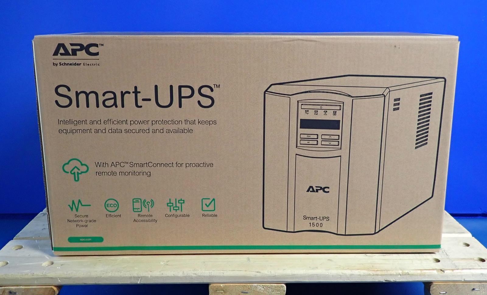 APC SMT1500IC Smart-UPS, 1500VA, 1000W, 230VAC w/ LCD || 0731304332992 || 2024