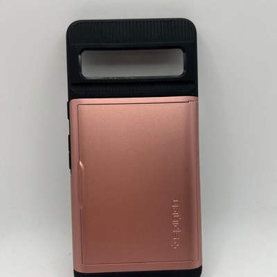 Spigen Google Pixel 7 Hülle Slim Armor CS mit Kartenfach Solid Rosegold ACS04705