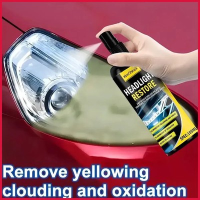 Car Headlight Restoration Kit Scratch Remover Oxidation Cleaner Repair Liquid