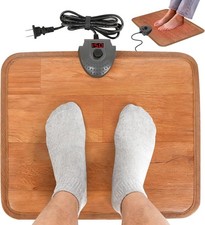 Heated Floor Mat Under Desk for Foot Warmer Space Heater Heating Pad home Office