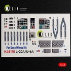 KeliK 1/48 DHC-2 L-20A / U-6A Beaver Type 2 3D Decals for Dora Wings Kit K48175