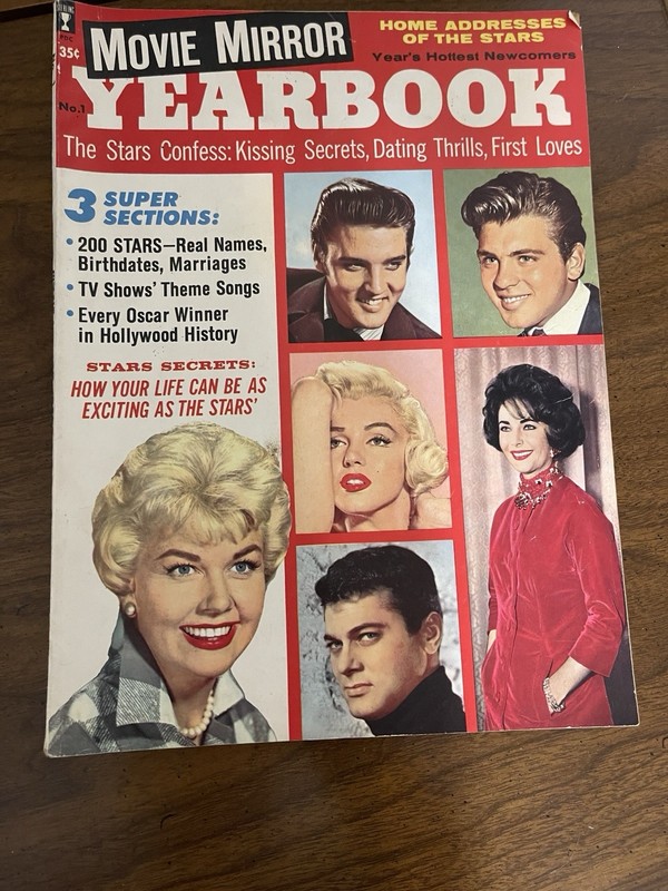 1960 NO. 1 Movie Mirror Yearbook Magazine