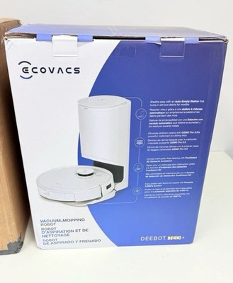ECOVACS DEEBOT TEO PLUS DLX13  Robot Vacuum Mop Combo White Auto Empty Brand New