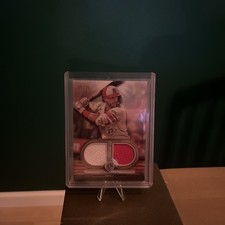 Mike Trout 2024 Topps Tribute Dual Relic Card /25 DR-MT