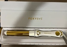 FoxyBae Pearl White Gold Twirl Boss 1.25" Rotating Curler, $95 Value