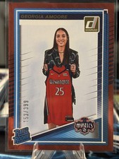 2025 Panini Donruss WNBA - Rated Rookie Georgia Amoore #96 Red Lava /399 (RC)