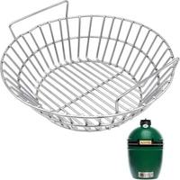 14 Inch Stainless Steel Charcoal Grill Ash Basket for Large BGE Kamado Joe