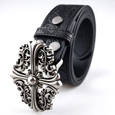 Western Belt Handmade Strap Men's Full Grain Leather + Buckle Cowboy Rodeo Belt