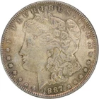 1887 Morgan Silver Dollar Choice BU Toned Uncertified #411
