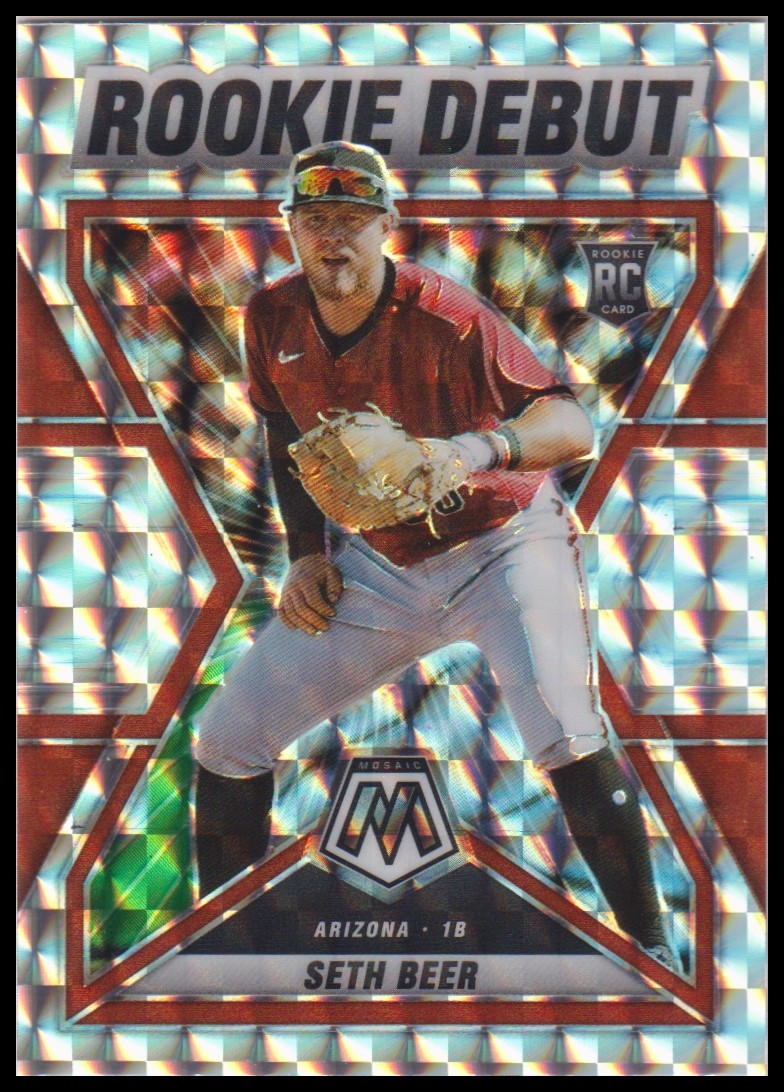 2022 Panini Mosaic Seth Beer Rookie Debut Mosaic   RD-19