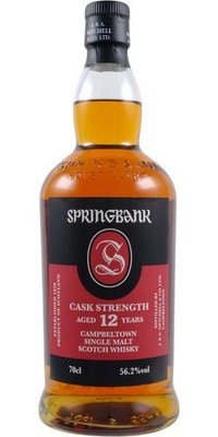 SPRINGBANK 12 Jahre Cask Strength - Batch 26 (2024) - 56,2%vol. - 184,29 /L