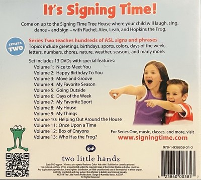Signing Time! Series Two DVD Box Set with Rachel Coleman
