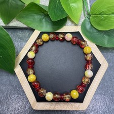 Handmade Bead Beaded Stackable 8  Plus Stretch Bracelet New Free Ship C1418