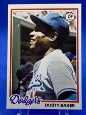 1978 Topps #668 Dusty Baker Near Mint Los Angeles Dodgers