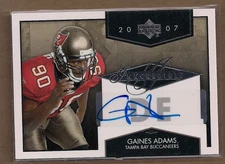 2007 Upper Deck Inkredible #INKGA Gaines Adams AUTO FB