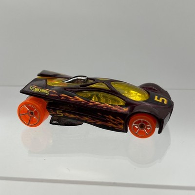 Hot Wheels Sling Shot Thrill Racers Volcano Metallic Burgundy V5506 1Y