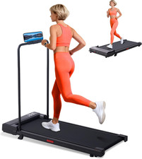 Walking Pad Treadmill with Handle Bar, 2026 Upgrade Portable under Desk Treadmil