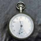 Elgin Gr 74 Mod 5 Train Pocket Watch 18s 11j 1890 Runs Nickel Silver Case