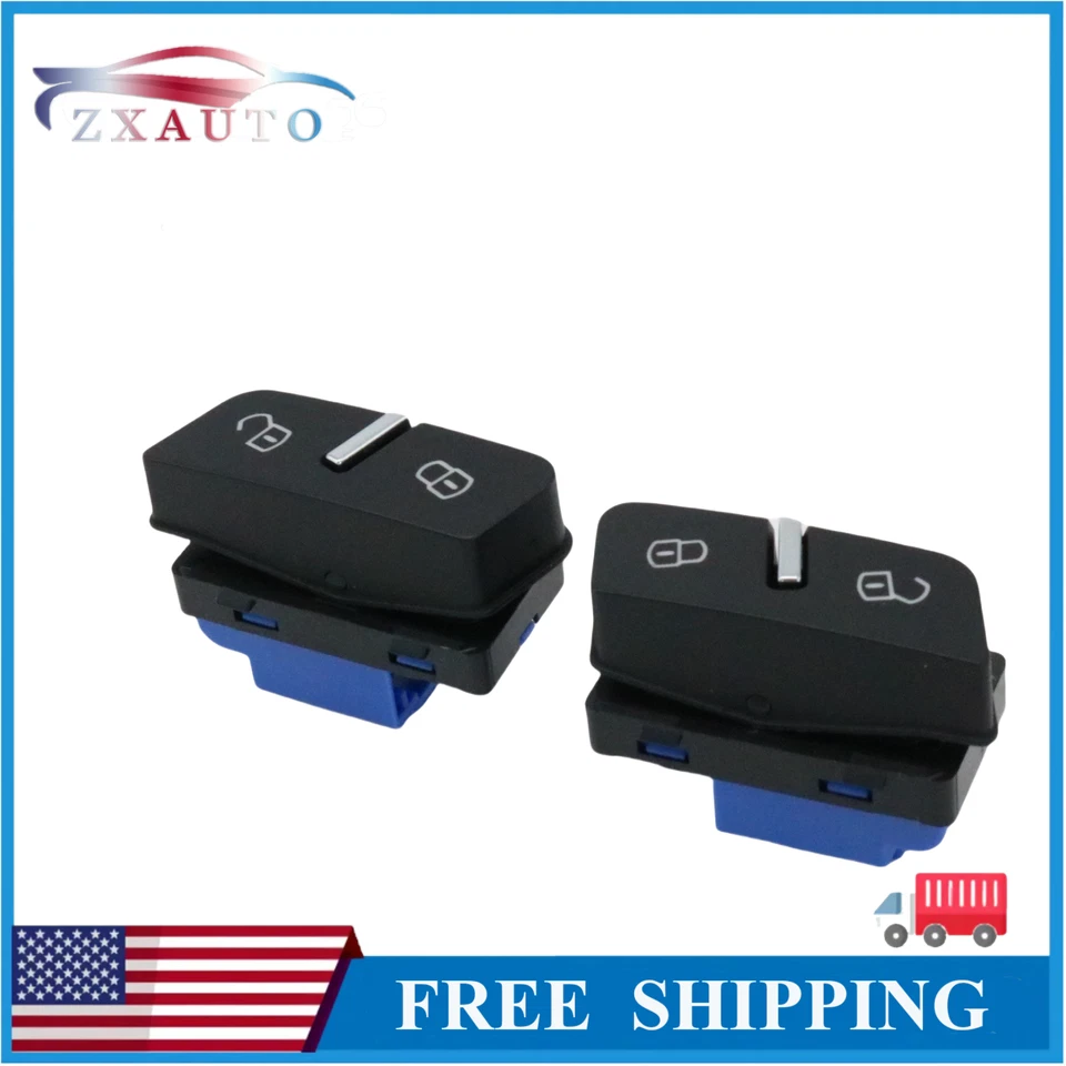 Botón interruptor cerradura puerta izquierda + derecha VW Touareg 2011-2015 Foto 3 de 4